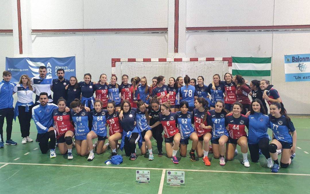 Nuestras cadetes, campeonas y subcampeonas de Sevilla